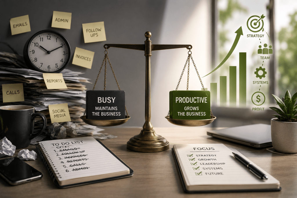 Busy and Productive Are Not the Same Thing
